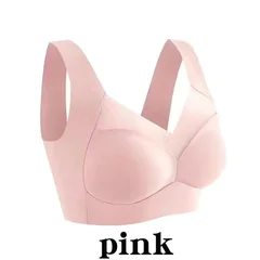 Plus Size Seamless Sexy Push-Up Wireless Sports Bra-9
