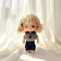 Original I'm Zsiga Crying Baby 10cm Potato Doll Collared Shirt Outfit-17