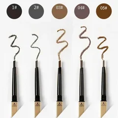 5-Color Dual-Ended Eyebrow Pencil – Waterproof, Smooth & Sweat-Resistant-3
