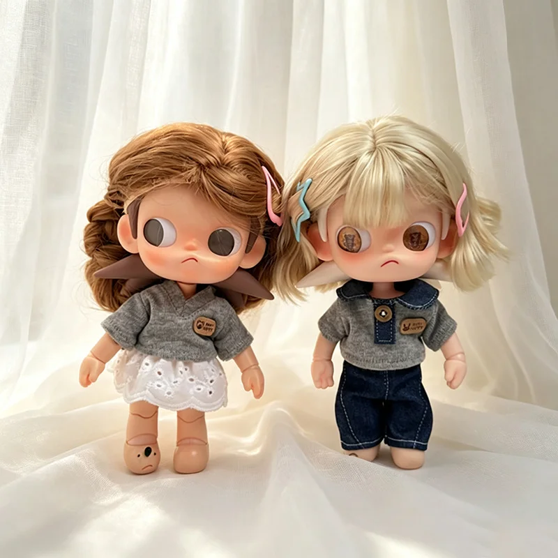 Original I'm Zsiga Crying Baby 10cm Potato Doll Collared Shirt Outfit — Product detail image 9