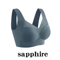 Plus Size Seamless Sexy Push-Up Wireless Sports Bra-7