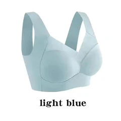 Plus Size Seamless Sexy Push-Up Wireless Sports Bra-10