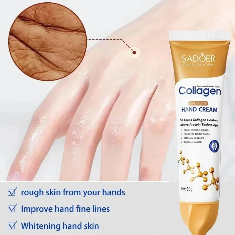 Collagen Moisturizing Hand Cream, Nourishing Repair, Anti-Cracking, Long-Lasting Hydration — Product detail image 2