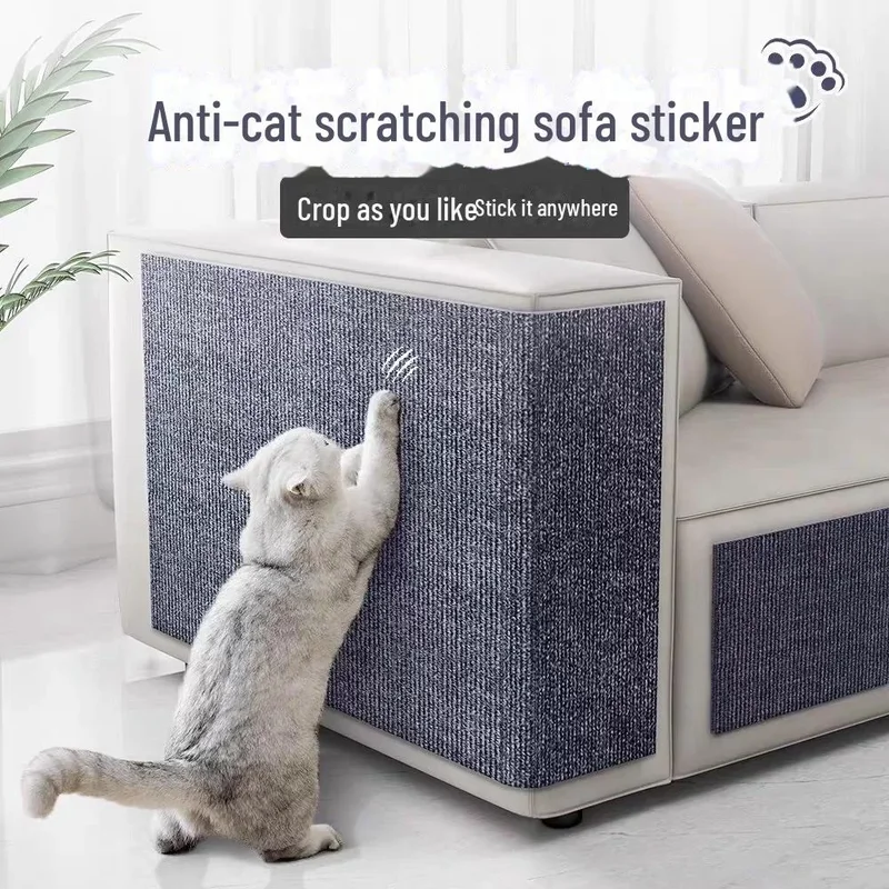 Selbstklebende Schutzfolie aus Stoff gegen Katzenkratzer für Sofas, zuschneidbar, für Möbel und Wände