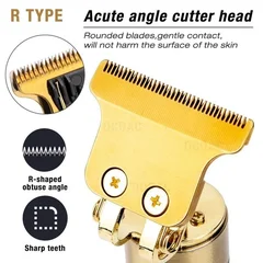 Men's Professional USB Rechargeable Hair Clipper, Head Shaver, Beard Trimmer-8