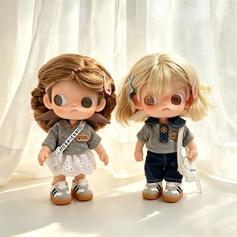 Original I'm Zsiga Crying Baby 10cm Potato Doll Collared Shirt Outfit — Product detail image 11