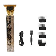 Men's Professional USB Rechargeable Hair Clipper, Head Shaver, Beard Trimmer-3