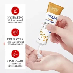 Collagen Moisturizing Hand Cream, Nourishing Repair, Anti-Cracking, Long-Lasting Hydration-4
