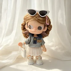 Original I'm Zsiga Crying Baby 10cm Potato Doll Collared Shirt Outfit-16