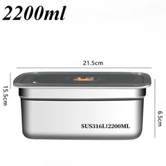 Stainless Steel Lunch Box – Leakproof, Freezer & Fridge Safe Kitchen Storage Container-5