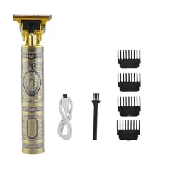 Men's Professional USB Rechargeable Hair Clipper, Head Shaver, Beard Trimmer-16