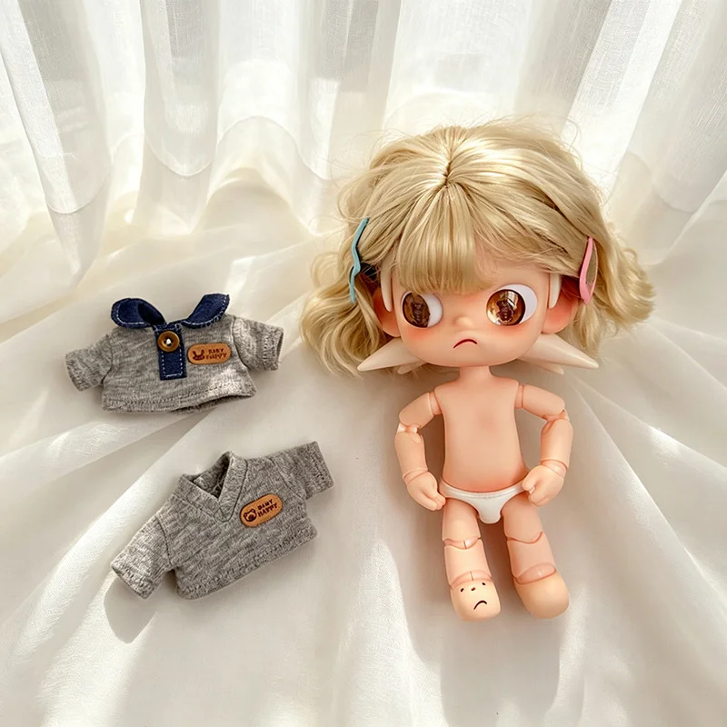 Original I'm Zsiga Crying Baby 10cm Potato Doll Collared Shirt Outfit — Product detail image 14