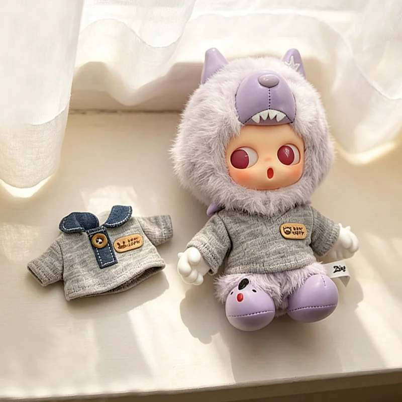 Original I'm Zsiga Crying Baby 10cm Potato Doll Collared Shirt Outfit — Product detail image 6