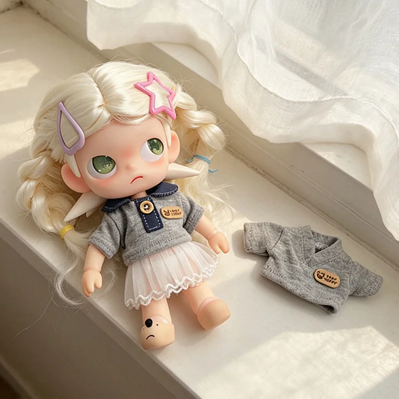 Original I'm Zsiga Crying Baby 10cm Potato Doll Collared Shirt Outfit — Product detail image 5