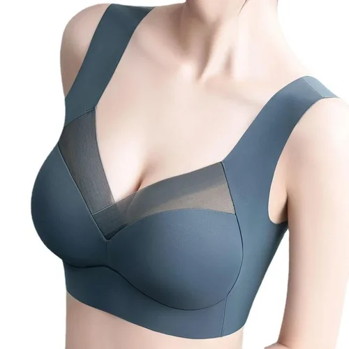 Plus Size Seamless Sexy Push-Up Wireless Sports Bra