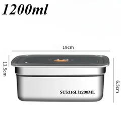 Stainless Steel Lunch Box – Leakproof, Freezer & Fridge Safe Kitchen Storage Container-3