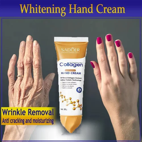 Collagen Moisturizing Hand Cream, Nourishing Repair, Anti-Cracking, Long-Lasting Hydration