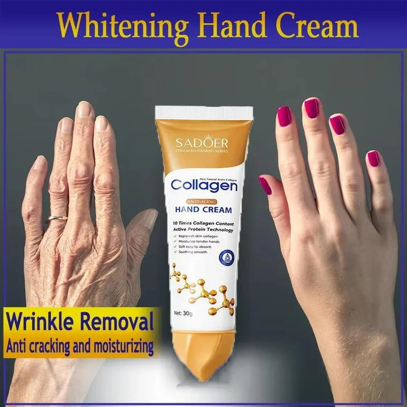 Collagen Moisturizing Hand Cream, Nourishing Repair, Anti-Cracking, Long-Lasting Hydration