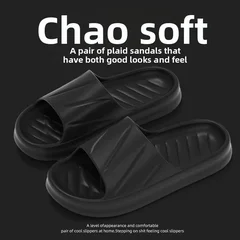 Home EVA Anti-Odor Non-Slip Couple's Summer Slide Sandals-5