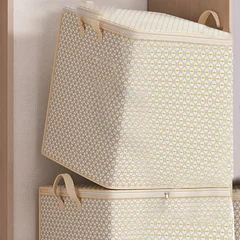 220L Fabric Storage Bag with Zippers & Handles-11