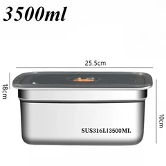 Stainless Steel Lunch Box – Leakproof, Freezer & Fridge Safe Kitchen Storage Container-7