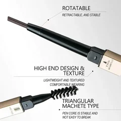 5-Color Dual-Ended Eyebrow Pencil – Waterproof, Smooth & Sweat-Resistant-5