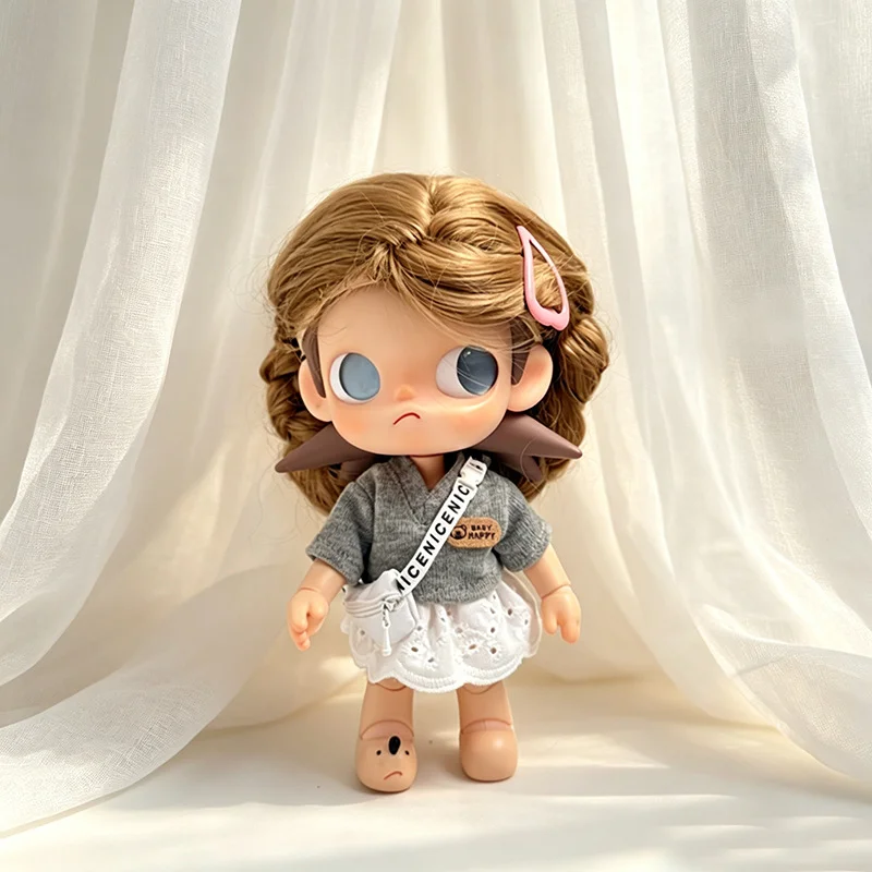 Original I'm Zsiga Crying Baby 10cm Potato Doll Collared Shirt Outfit — Product detail image 13