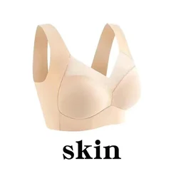 Plus Size Seamless Sexy Push-Up Wireless Sports Bra-6