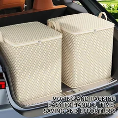 220L Fabric Storage Bag with Zippers & Handles-8