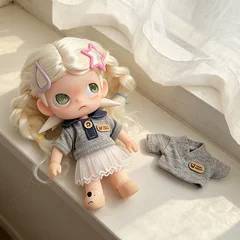 Original I'm Zsiga Crying Baby 10cm Potato Doll Collared Shirt Outfit-3