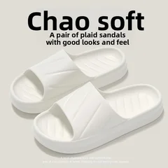 Home EVA Anti-Odor Non-Slip Couple's Summer Slide Sandals-6