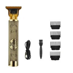 Men's Professional USB Rechargeable Hair Clipper, Head Shaver, Beard Trimmer-4