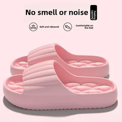 Home EVA Anti-Odor Non-Slip Couple's Summer Slide Sandals-14
