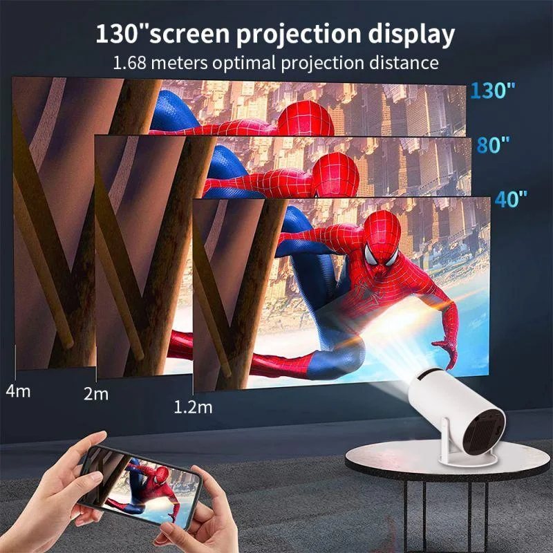 HY300 720P WiFi Portable Projector for Android & iOS — Product detail image 8