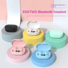 The New Intelligent Number Showed Wireless Bluetooth Earbuds Mini Stereo In-Ear Headphones-2