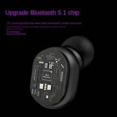 The New Intelligent Number Showed Wireless Bluetooth Earbuds Mini Stereo In-Ear Headphones-5