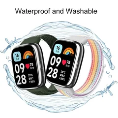 Nylon Replacement Strap for Redmi Watch 3 Active Breathable Sports Wristband-3