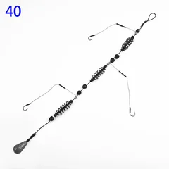 Pre-Tied Fishing Hooks Artificial Bait Cage Set Fishing Feeder-15