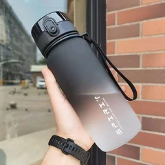 Gradient Color Sports Water Bottle Large Capacity Portable Unisex Stylish Design-4
