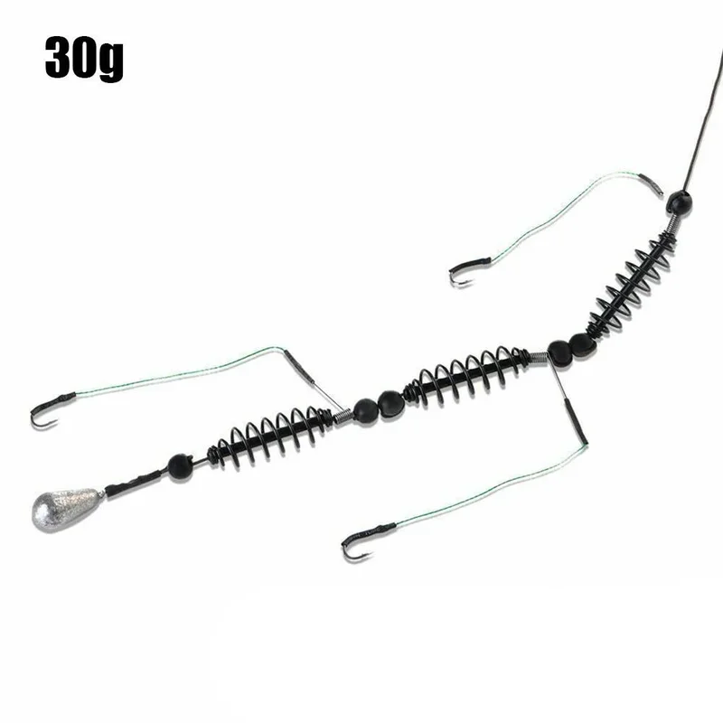 Pre-Tied Fishing Hooks Artificial Bait Cage Set Fishing Feeder
