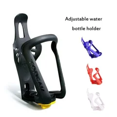 1 PC Adjustable MTB Bicycle Water Bottle Cage Holder Black White Red Blue-2