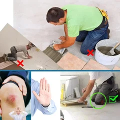 Professioneller selbstklebender Knieschutz für Boden-, Wand- und Fliesenleger, Garten- und Bauarbeiter-2