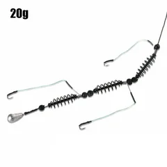 Pre-Tied Fishing Hooks Artificial Bait Cage Set Fishing Feeder-2