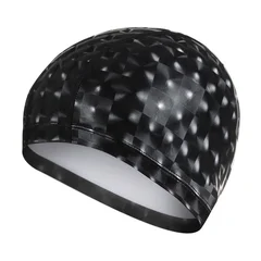 Elastic Waterproof PU Swimming Cap-4