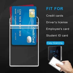 Transparent Card Protector Sleeves, 5/10 Pieces-3