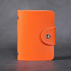 PU Leather 24-Slot Card & Passport Wallet-8