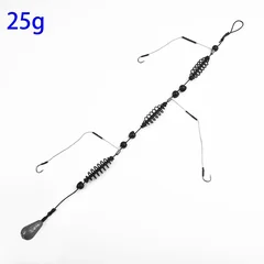 Pre-Tied Fishing Hooks Artificial Bait Cage Set Fishing Feeder-12