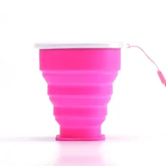 BPA FREE Food-Grade Silicone Foldable Travel Cup Portable Outdoor Coffee Tumbler-10