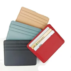 Tarjetero fino para tarjetas y documentos-4