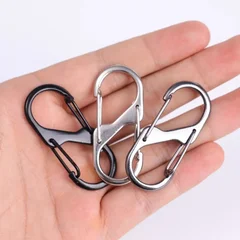 S-Type Zinc Alloy Locking Carabiners, 10 Pack-8